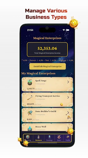 Download Magical Tycoon: Economy Idle Terbaru – Game Simulasi Gratis - Screenshot 2